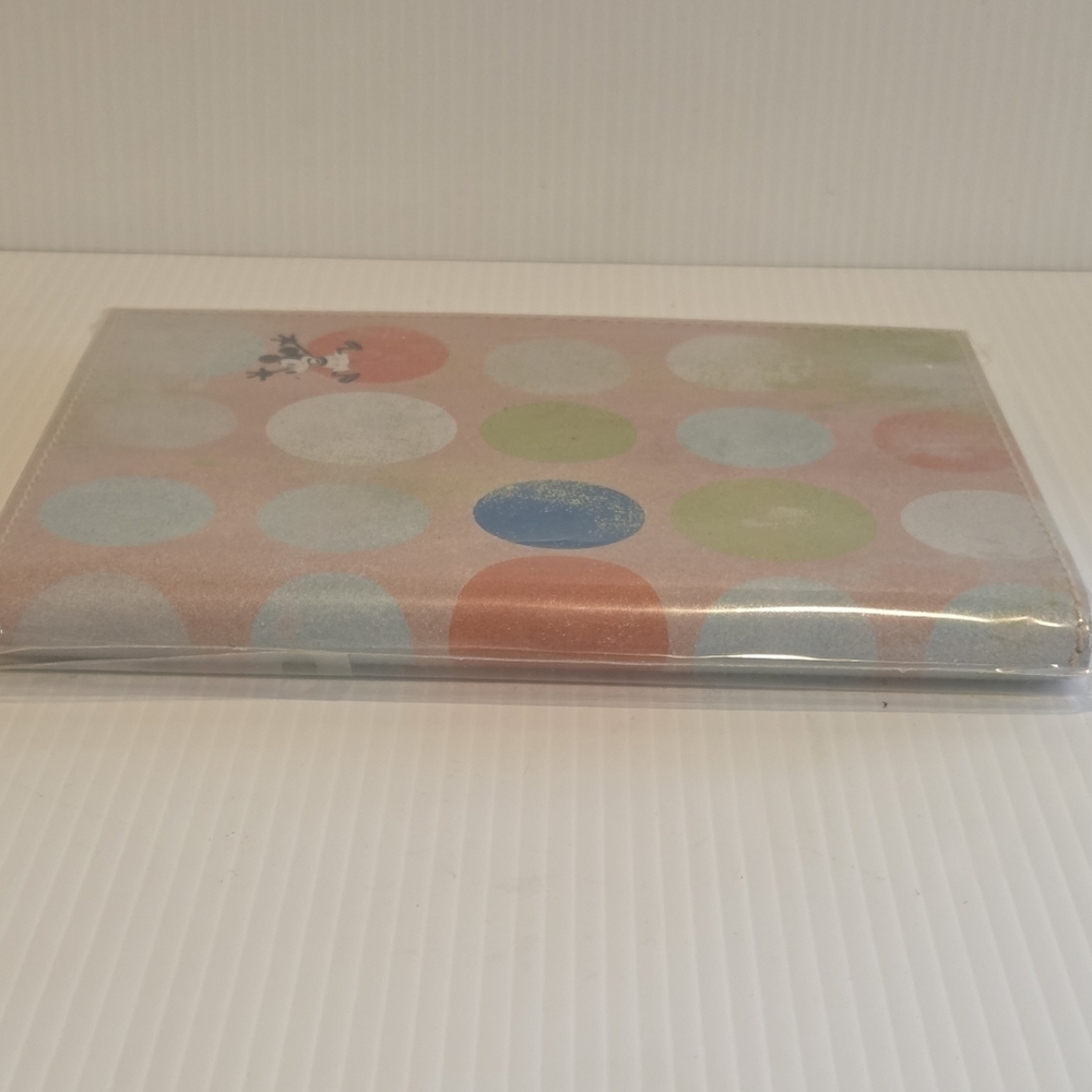 Eccolo Walt Disney Mickey Mouse Journal Stamped Sealed Beige Faux Leather Italy - Picture 10 of 11